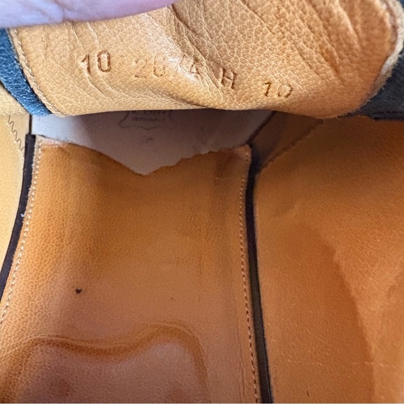 Paraboot Men’s Black Leather Oxford Dress Shoes – Made in France – Size 10 - Picture 5 of 6